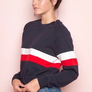 Brandy Melville Striped Sweatshirt